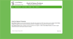 Desktop Screenshot of doncolnature.ca